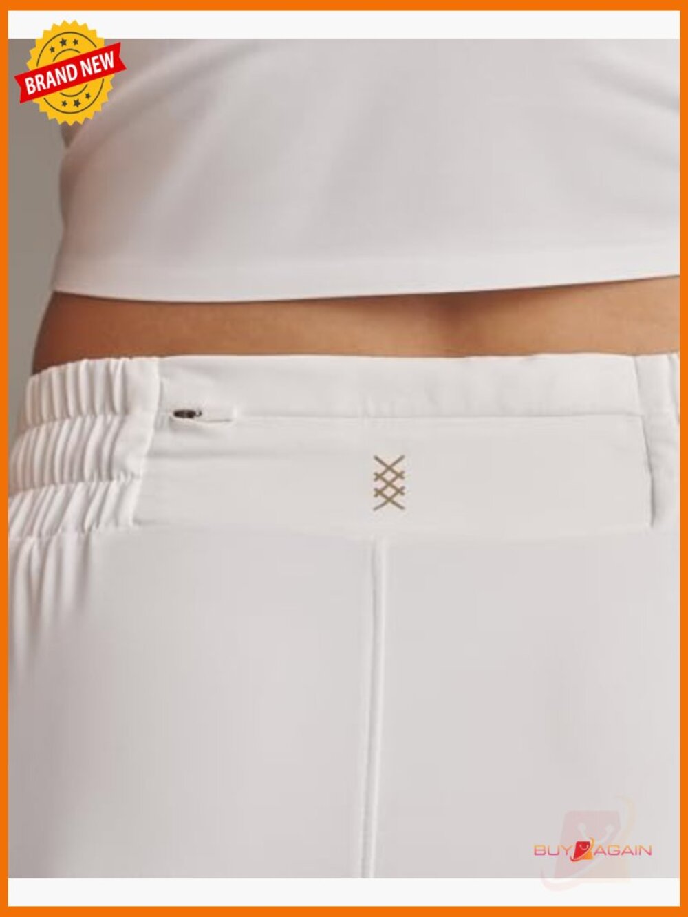 2.5" Women's Athletic Shorts with Liner, Mid Rise, Regular Fit, Running Shorts - Picture 4 of 6